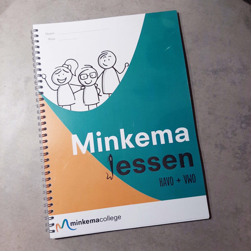 mentorlesboek 'Minkema' front