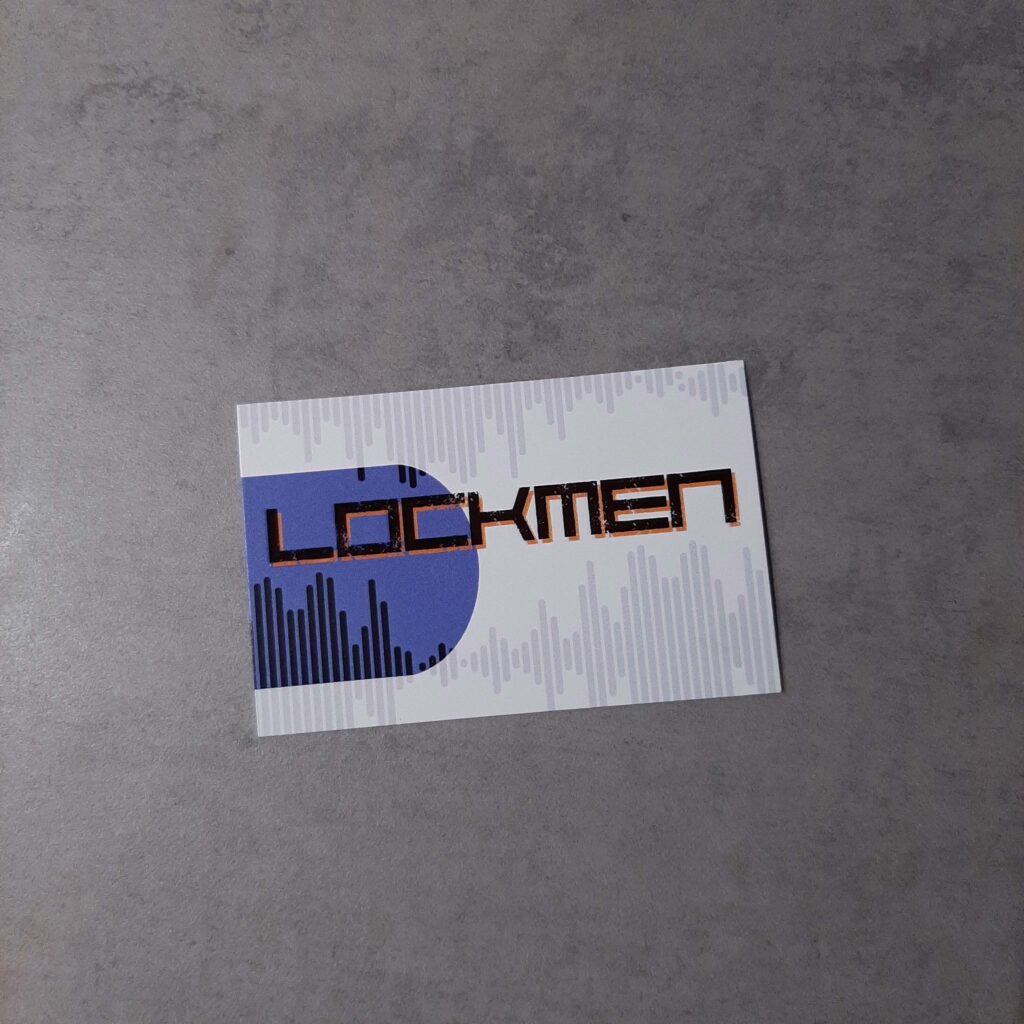 visitekaartje 'lockmen' _ front